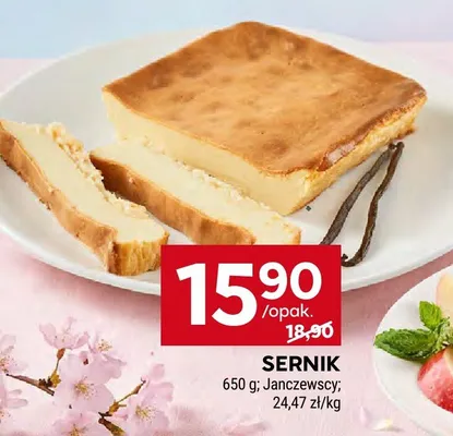 Sernik Janczewscy promocja w Stokrotka