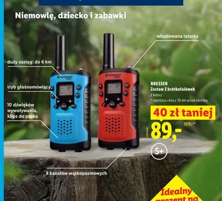 Zestaw 2 krótkofalówek BRESSER promocja w Lidl