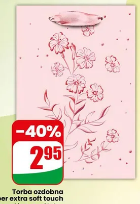 Torba ozdobna super extra soft touch promocja w Dino