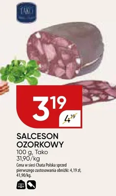Salceson ozorkowy Tako promocja w Chata Polska