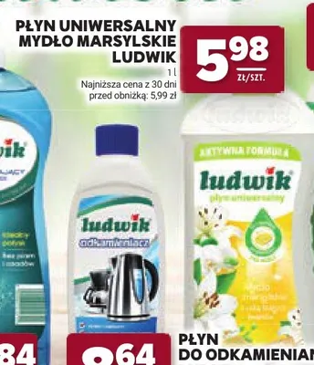Płyn uniwersalny mydło marsylskie Ludwik promocja w Stokrotka