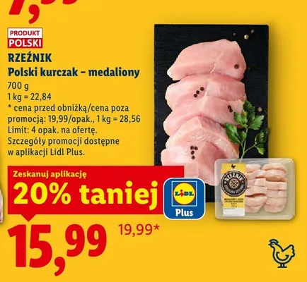 Polski kurczak - medaliony promocja w Lidl