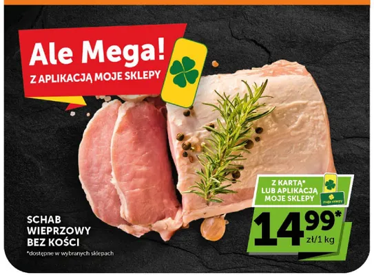 Schab wieprzowy bez kości promocja w Groszek