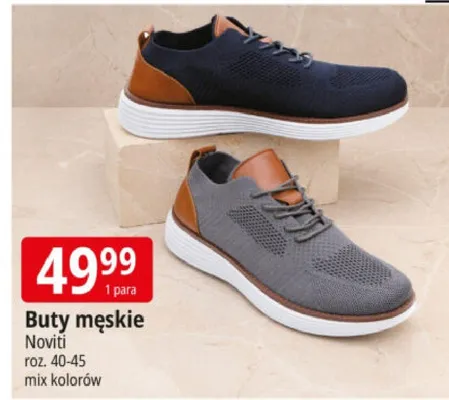 Buty męskie Noviti roz. 40-45 promocja w Leclerc