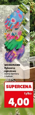 Rękawice ogrodowe WORKMANN promocja w Kaufland