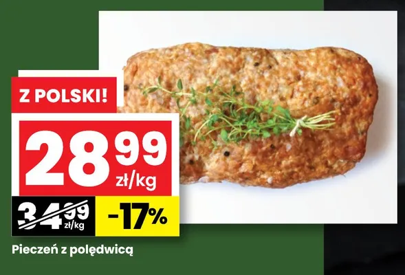 Pieczeń z polędwicą promocja w emma MARKET