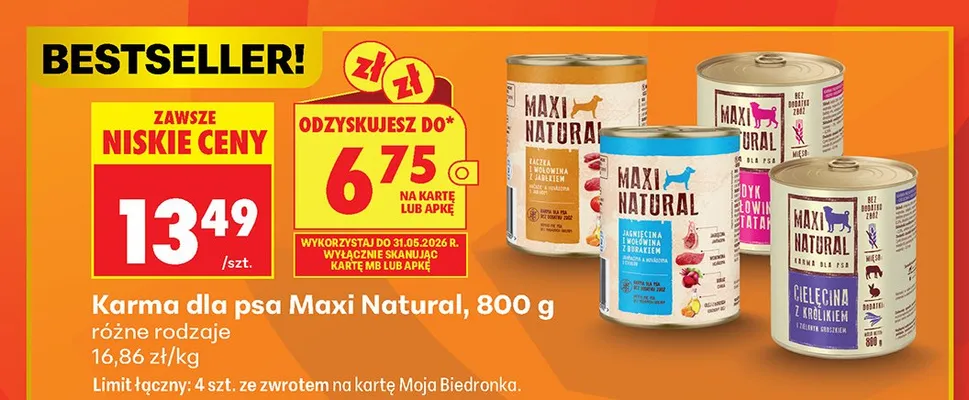 Karma dla psa promocja w Biedronka