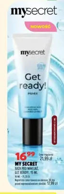 Baza pod makijaż Get Ready! My Secret promocja w Drogerie Natura