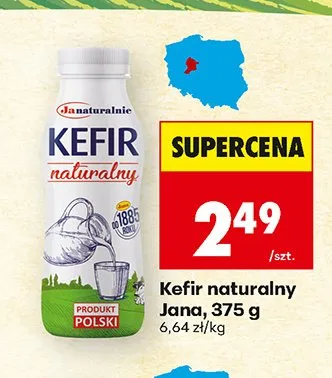 Kefir naturalny Jana promocja w Biedronka