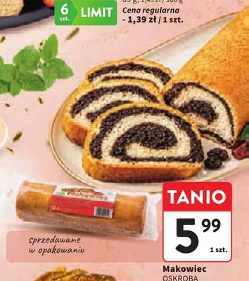 Makowiec Oskroba promocja w Intermarche