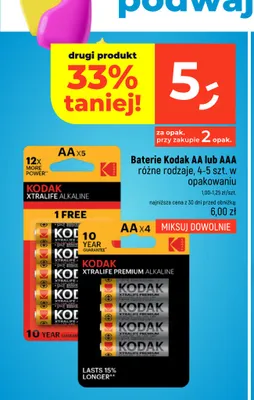 Baterie Kodak Aa promocja w Dealz