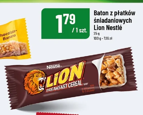 Baton z płatków śniadaniowych Lion Nestlé promocja w POLOmarket