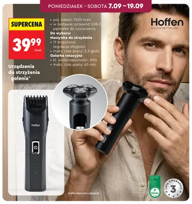 Maszynka do strzyżenia Hoffen promocja w Biedronka