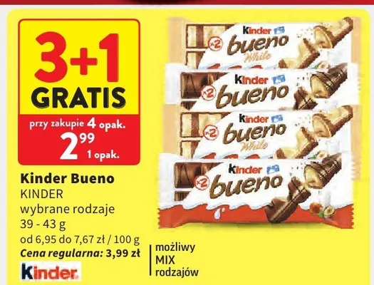 Baton Kinder Bueno promocja w Intermarche