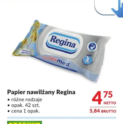 Papier nawilżany Regina promocja w Makro