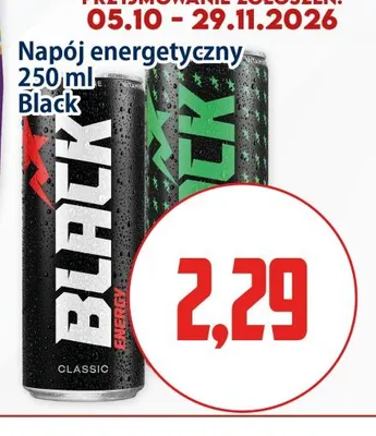 Napój energetyczny Black Classic promocja w Kupiec