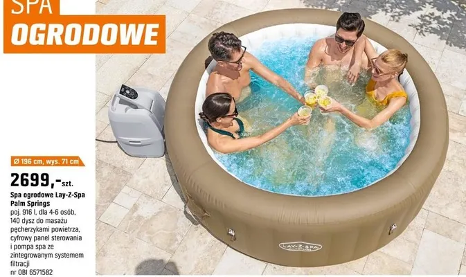 Spa ogrodowe Palm Springs promocja w OBI