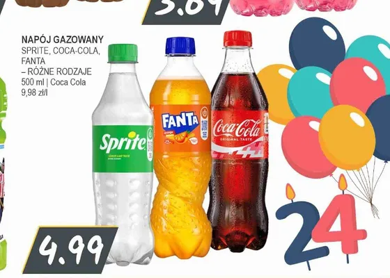 Napój gazowany Sprite promocja w Słoneczko