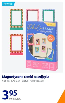 Magnetyczne ramki na zdjęcia AVEC promocja w Action