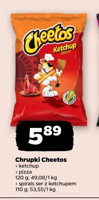 Chrupki Cheetos ketchup promocja w Netto