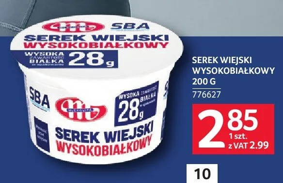 Serek wiejski wysokobiałkowy SBA promocja w Selgros