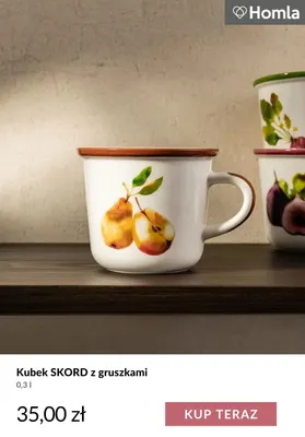 Kubek Skord z gruszkami 0,3 l Homla promocja w Homla