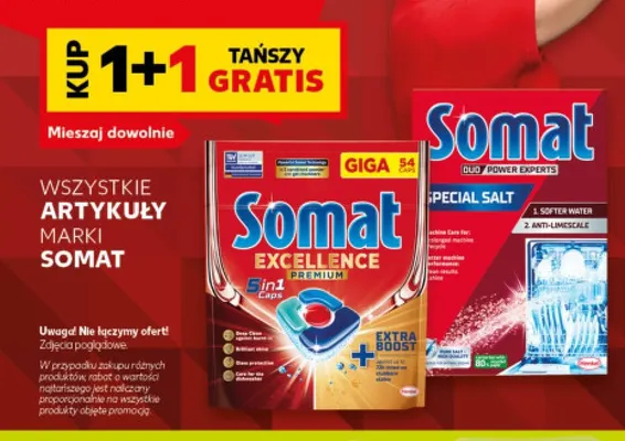 Sól do zmywarki Somat Special Salt promocja w Kaufland