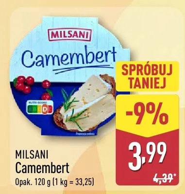 Ser camembert z sosem żurawinowym Czas na grill promocja w Aldi