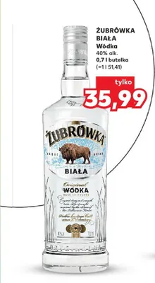 Wódka Żubrówka Biała promocja w Kaufland