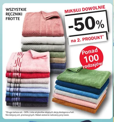 Ręczniki frotte promocja w Selgros