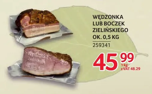 Wędzonka Zielińskiego promocja w Selgros