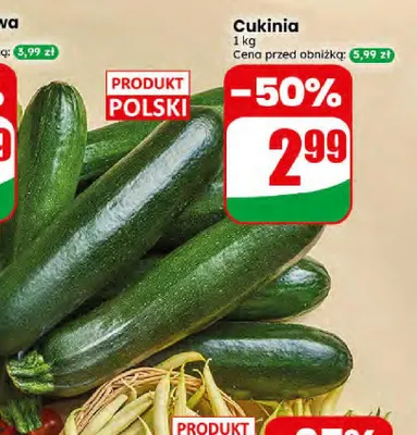 Cukinia promocja w Dino