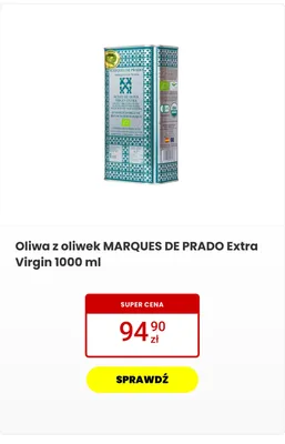 Oliwa z oliwek Marques de Prado Extra Virgin promocja w Media Expert