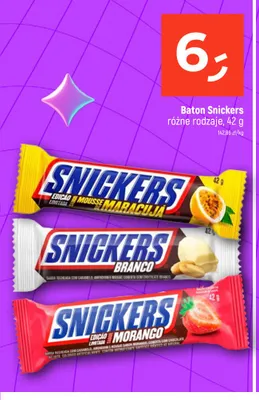 Baton Snickers Morango promocja w Dealz