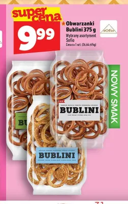 Obwarzanki Bublini klasyczne promocja w TOPAZ