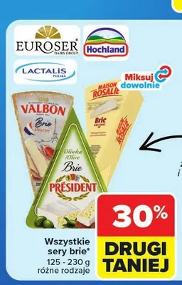 Ser Brie President promocja w Carrefour Market