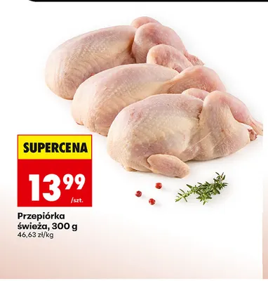 Przepiórka świeża promocja w Biedronka