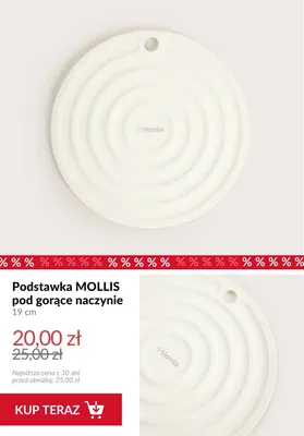 Podstawka pod gorące naczynie Homla MOLLIS 19 cm promocja w Homla