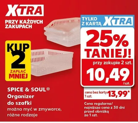 Organizer do szafki Spice & Soul promocja w Kaufland