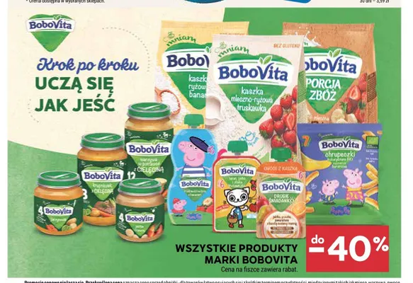 Kaszka ryżowa banan BoboVita promocja w Stokrotka