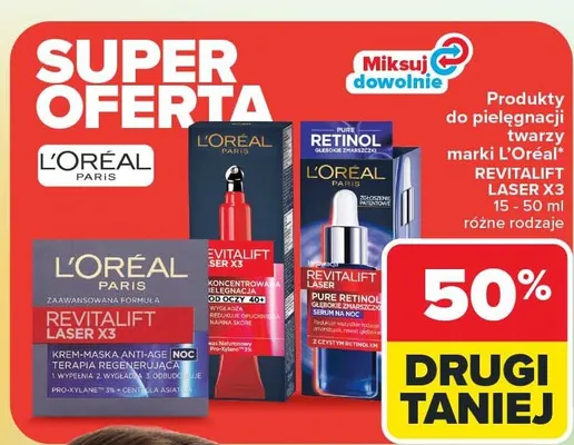 Produkty do pielęgnacji twarzy różne rodzaje promocja w Carrefour