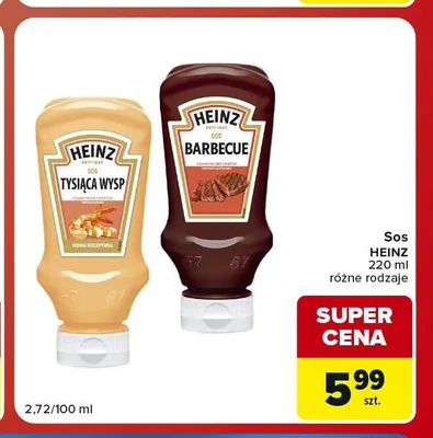 Sos Heinz Barbecue promocja w Carrefour Market