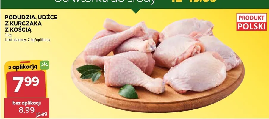 Udźce z kurczaka z kością polskie promocja w Stokrotka
