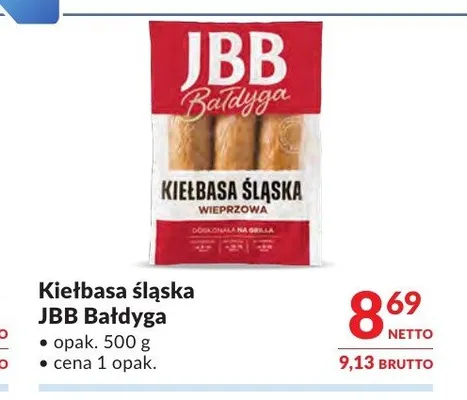 Kiełbasa śląska JBB Bałdyga promocja w Makro