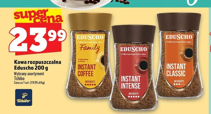 Kawa rozpuszczalna Eduscho Intense promocja w TOPAZ