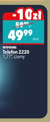 Telefon Myphone 2220 promocja w Biedronka
