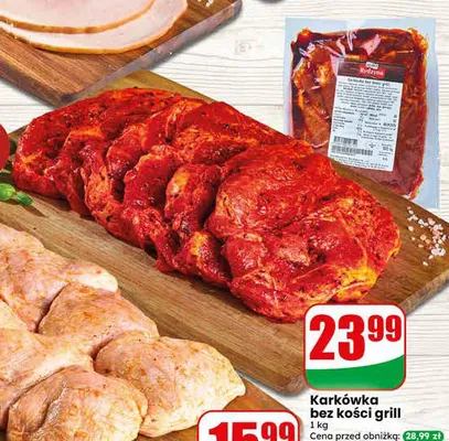 Karkówka bez kości grill Rydzyna promocja w Dino