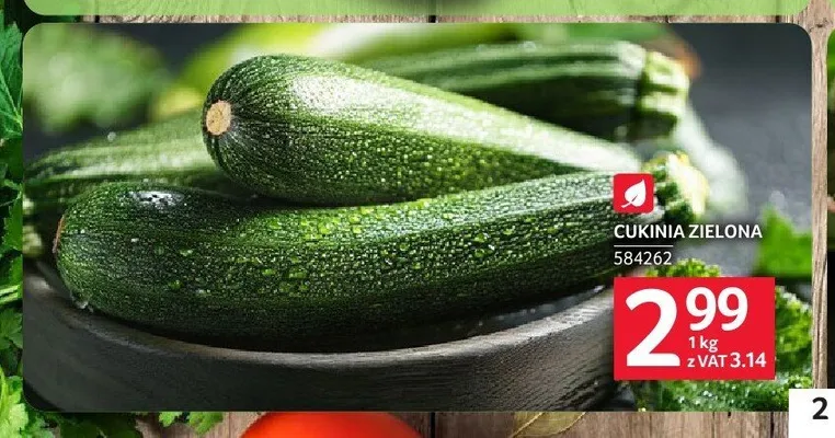 Cukinia zielona promocja w Selgros