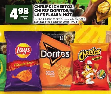 Chrupki Cheetos Ketchup promocja w Stokrotka
