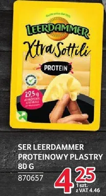 Ser Leerdammer proteinowy plastry 80 g promocja w Selgros